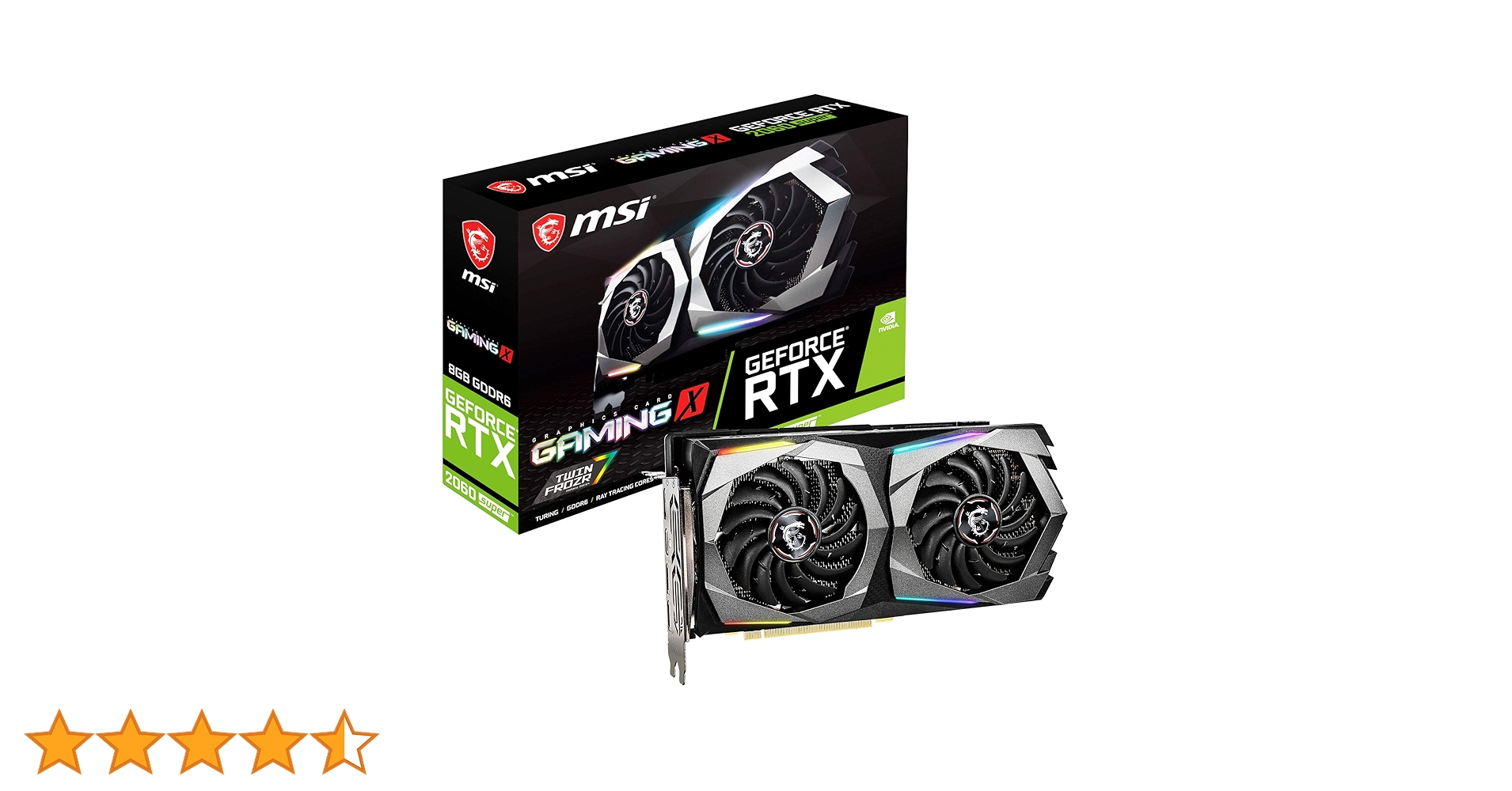 Amazon | MSI Gaming GeForce RTX 2060 Super 8GB GDRR6 256-bit